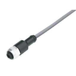 M12-A vrouwelijke connector 4p - met kabel 