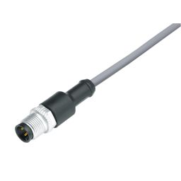 M12-A mannelijke connector 4p - met kabel IP69K