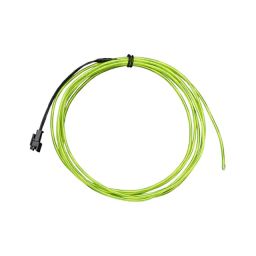 High brightness, long-life EL wire - lengte: 2,5m groen 