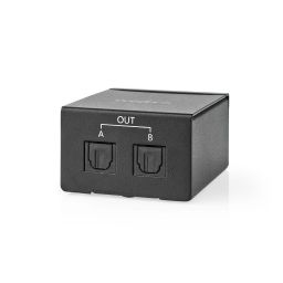 TosLink Splitter - 2-wegs - Met voedingsadapter 
