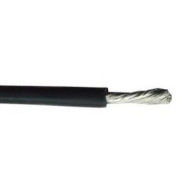 1 x 2,5mm² siliconen meetsnoer extra soepel zwart 