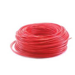 1x0,75mm² soepele montagedraad 100m rood  