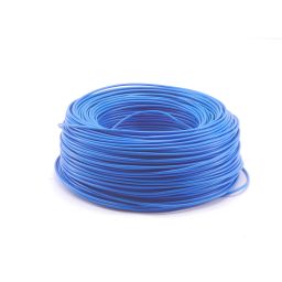 1x0,75mm² soepele montagedraad 100m  blauw 