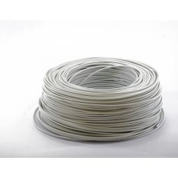 1x1,0mm² fil de cablege souple 100m    blanc 