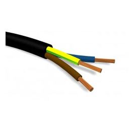 3x2,5mm² rubberen kabel - CTMB zwart - AU209M