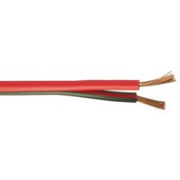 Luidsprekerkabel 2x0,5mm² rood/zwart 4,5x2mm