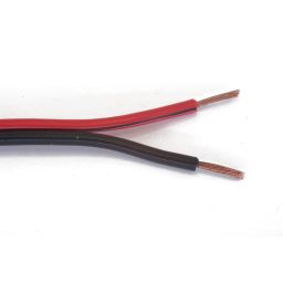 Luidsprekerkabel 2x0,75mm² rood/zwart 5x2mm C102
