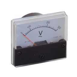 Analoge spanning paneelmeter 300V AC / 70x60x30mm BP-670 