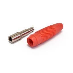RB7/ROO Vrouwel. aansluitbus - 4mm - Te solderen 