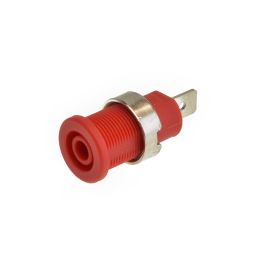 Veiligheidsstekkerbus - 4mm - Rood 