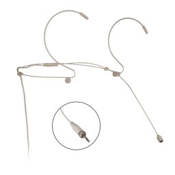 Huidskleurige headset condensatormicrofoon met vergrendelbare mini-jack - HF-HEADSET SKIN - JB Systems