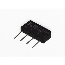 Bridge Rectifier w+w- 1,5A 380Vrms Dimensions: 19x10x3,5mm