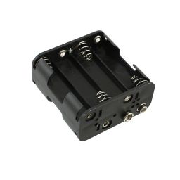 Batterijhouder voor 8 x AAA-cel - met batterijclip- aansluiting 