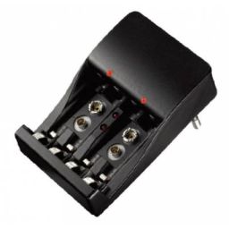 Universele batterijlader - Voor AA, AAA en 9V batterijen 