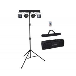 USB Partyset met 2 RGB-W PAR en 2 RGB-W Derby - GTRF126 