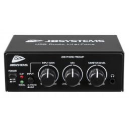 Phono- en lijnniveau voorversterker en USB interface 