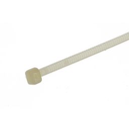 Nylon kabelbinders 3,6 x 200mm Wit - 100 stuks 