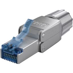 Cat6A STP-shielded - RJ45 connector - voor montage zonder gereedschap 