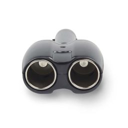 Multiplier sigarettenplug - 1 mannelijk -> 2 vrouwelijk - 2x 12V 