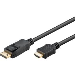 Displayport mannelijk (1.2) <-> HDMI™ mannelijk (1.4) - Kabel - 5 meter - Zwart 