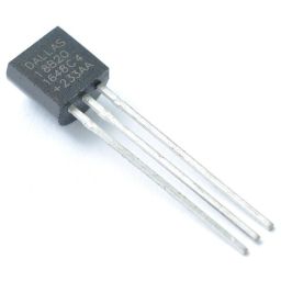 Temperatuursensor 9...12 Bit - 1-Wire +-0,5°C - TO92 -55…+125°C 