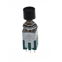 Push button double-pole ON - (ON) 3A 125Vac Monostable MS-300 