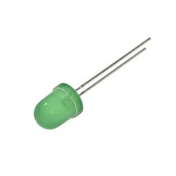 8mm led groen diffuus 200mcd 60° 20mA/2V 