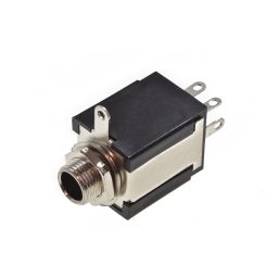 6,3mm Stereo Chassis - niet-geïsoleerd met switch