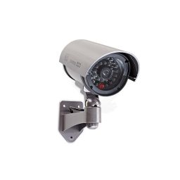 Dummy Buitencamera met LED - Zilver - Ceezam GTRF035B 