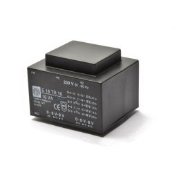 Printtransformator 16VA 2x(0-6-8)V 