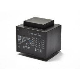Printtransformator 25VA 2x(0-6-8)V 