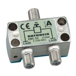 2-weg T-stuk met F-connectoren - 3x F-Vrouwelijk - EBC02