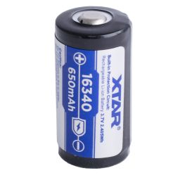 Oplaadbare LI-ION batterij 16340  3.7 V 650mAh LIR123A 