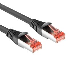 Patchkabel Cat6A 1m - zwart - extra soepel - U/FTP 