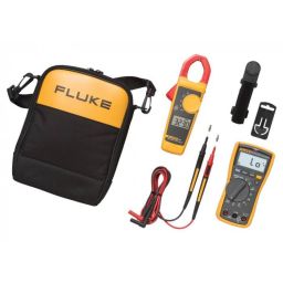Set met FLUKE-117 digitale multimeter en FLUKE-323 stroomtang. 