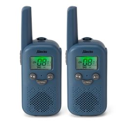 Set Walkie Talkies - Bereik tot 6km - Blauw - Herlaadbaar via USB-C 