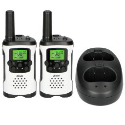 Set Walkie Talkies - Bereik tot 7 km - Wit - Met laadstation 
