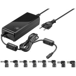 90 W Notebook Power Supply - incl. 1 USB and 8 DC adapter; 12 V - 22 V max. 4 A 