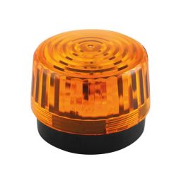 Elektronische flitslamp 12VDC - Oranje - LED 
