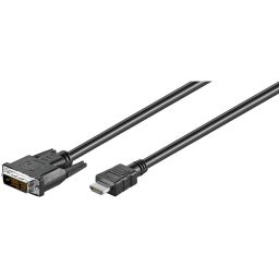 HDMI - DVI kabel - 1 meter 