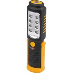 SMD LED zaklamp - 8 leds en 1 led op de kop 