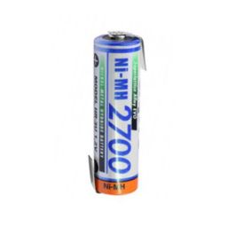 Herlaadbare  AA-batterij met soldeerlippen - Ni-MH - 1,2V 2500mAh 