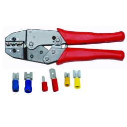 Professional crimping tool for isolated terminals 