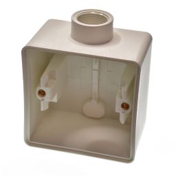 Opbouwdoos Hydro met 1 ingang M20 - Wit - Niko 