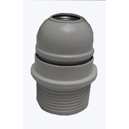 E27 fitting bakeliet halfdraad 4A/250V - Wit 
