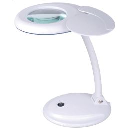 Led loupelamp met - 8 dioptrie - met tafelstandaard 