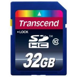 Transcend geheugenkaart 32GB SDHC klasse 10 