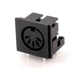 5-polig DIN connector - 180° - Vrouwelijk - Printmontage