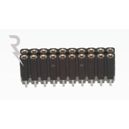 Pin Header Single Row IC - 2x10-Pole - Straight - Precision contacts - P2,54 - Male 
