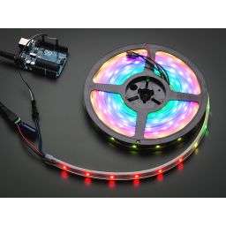 Adafruit NeoPixel Digital RGB LED Strip - Black 30 LED - 1m 